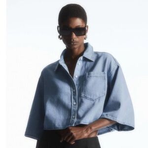 COS Button Down Denim Shirt